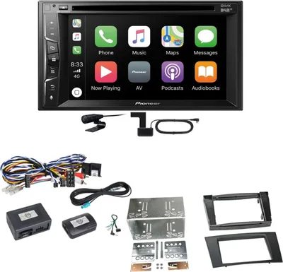 Produktbild von Pioneer AVH-Z3200DAB Carplay Bluetooth DAB Einbauset für Mercedes W211 CLS W219