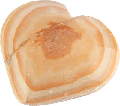 Produktbild von Marokkanisches Onyx & Aragonit Herz 5,5cm – Herz für Heilsteine und Meditation