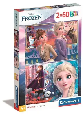 Zdjęcie produktu dla Cle Puzzle 2X60 Frozen2 Super Kolor 21609