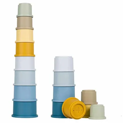 Image de Little Dutch Stapelbekers Blauw