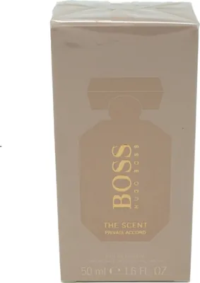 A product box for Hugo Boss perfume.