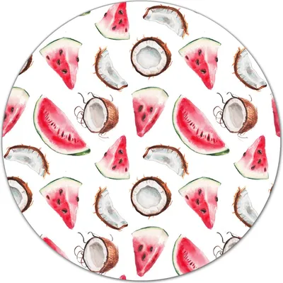 Produktbild von Herd-Abdeckplatte Glas Schneidebrett Ceranfeld-Abdeckung - 40 cm - Exotische Früchte