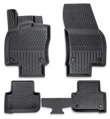 Immagine prodotto di Set completo di 4 tappetini in gomma 3D per gli interni dell'auto Erpassan - VW TIGUAN II (2016–2023)