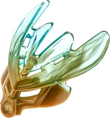 Produktbild von 1x Lego Bionicle Figur Maske perl gold transparent blau Schutzmaske 19149pb03