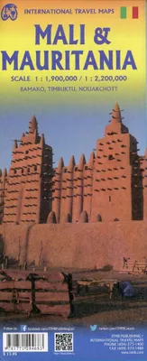 Obrázok produktu pre Mauritania & Mali Travel Map 1 : 2 200 000 / 1 : 1 900 000