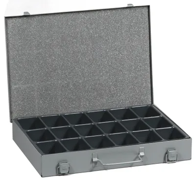 Image de allit 454118 Mallette pour petites pièces EuroPlus métal 34/18 gris
