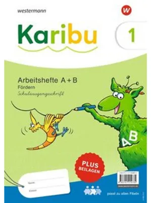 Image de Karibu. Paket Arbeitshefte 1 (Teil A und B) Schulausgangsschrift zur Fibel Fördern