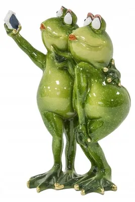 Produktbild von Art-Pol Selfie Frosch Dekofigur für Freundinnen