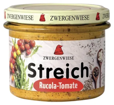 Produktbild von Zwergenwiese Rucola-Tomate Streich 180g