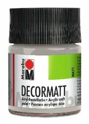 Obrázok produktu pre MARABU 14010 005 782 Decormatt Acryl, 50 ml, metalická strieborná