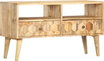 Produktbild von TV-Schrank 90 x 30 x 50 cm Massivholz Mango