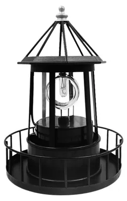 Solar-Drehleuchte LED, 1 Stück, für Garten & Terrasse