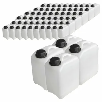 Produktbild von 64 Stück Leerkanister aus HD-PE, DIN 45, natur (2,5 Liter)