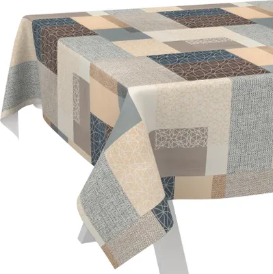 Produktbild von Tischdecke Patchwork Mirka Mehrfarbig 2000x140cm Schnittkante Wachstuch abwaschbar