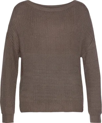 Produktbild von LASCANA Strickpullover stein Größe 40/42