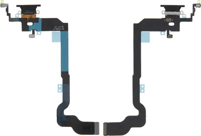 Produktbild von Avizar, Ladeanschluss mit Flexkabel Ersatzteil für Apple iPhone X, Schwarz