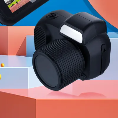 Obrázok produktu pre Digitálna kamera, 0,96" FHD LCD displej, snímač COMS, 1080P, 30 snímok za sekundu, 90° uhol pohľadu, 180 mAh, kompaktné video pre záznam životnosti