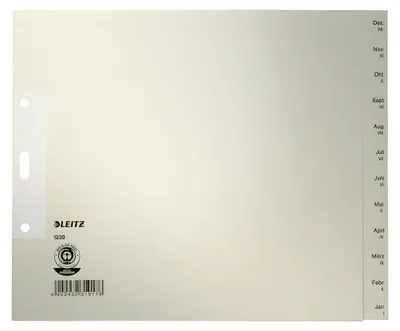 Zdjęcie produktu dla Leitz 1230-30-85 Register A4 5ST grau
