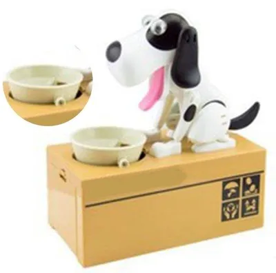 Produktbild von Hond-Spardose, groß – Spardose in Form eines Hundes – Niedliches Hunde-Design – Geldspar-Box – Dekoratives Ornament – Großer Stauraum
