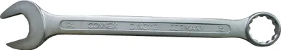Produktbild von CONNEX Gabel-Ringschlüssel 32 mm, abgewinkelt, Chrom-Vanadium, COX539032
