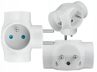 Produktbild von LTC 9510 3-fach Steckdosenadapter mit Erdung