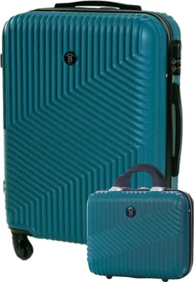Produktbild von Reisekoffer BERTOO Milano - grün Set 2in1 XXL