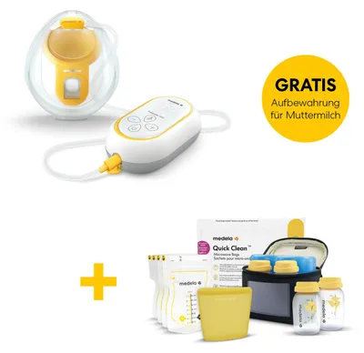 Produktbild von MEDELA Freestyle™ Mini Hands-free Einzelmilchpumpe + All-in-One Storage Set