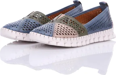 Obrázok produktu pre Gemini dámske slip-on topánky modré veľkosť 41
