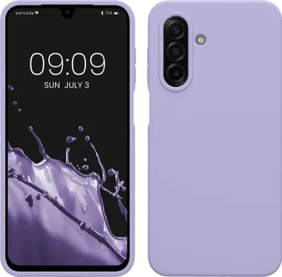 Produktbild von kwmobile Handyhülle für Samsung Galaxy A17 4G / 5G Hülle - Case Silikon - Kabelloses Laden - Schutzhülle Cover in Lavendel
