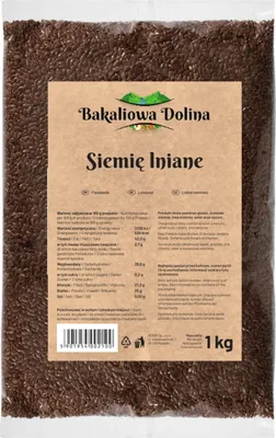 Produktbild von Braune Leinsamen 1 KG - Ballaststoffquelle - Naturbelassen - Pflanzlicher Ei-Ersatz - Vielseitige Verwendung
