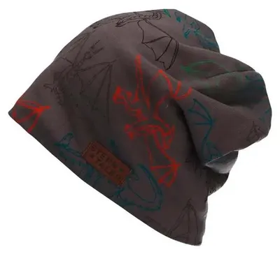 Produktbild von Sterntaler Slouch-Beanie Drachen Gr.49 asphalt