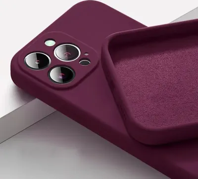 Produktbild von Hülle für iPhone 13 Mini Silikonschutzhülle, Farbe: Pflaume