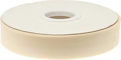 20m Schrägband unifarben 20mm creme