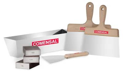 Produktbild von Lagerverkauf! COMENSAL® - Spachtelkasten aus Rostfreiem Stahl 7-teiliges set - B