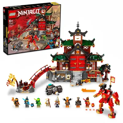 Zdjęcie produktu dla LEGO NINJAGO Dojo ninja w świątyni, Zestaw do budowania, 8 lat(a), Plastik, 1394 szt., 1,92 kg