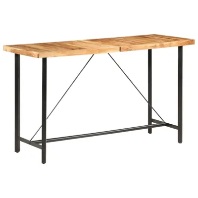 Zdjęcie produktu dla Stolik barowy, 180x70x107 cm, lite drewno akacjowe