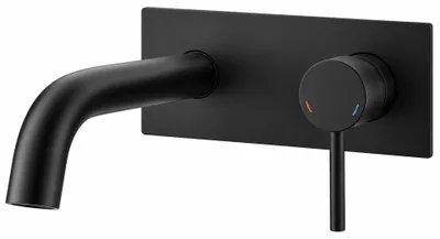 Produktbild von Silla Rosa Unterputz-Waschtischarmatur Schwarz, Einhebelmischer, S-1095B