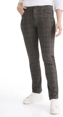 Immagine prodotto di STOOKER, pantaloni lunghi, taglia 36/2, modello 9244, colore marrone a quadri, composizione 40/30