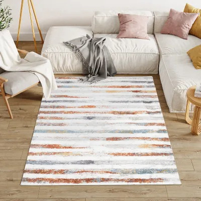 Immagine prodotto di Tappeto soggiorno camera da letto design moderno shaggy pelo alto pelo lungo colorato ÖKOTEX 160 x 220 cm