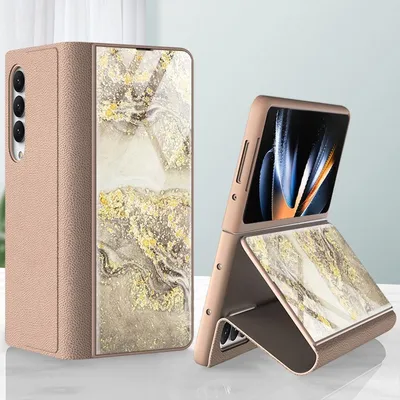 Image de Étui de protection anti-chute pour Samsung Galaxy Z Fold4 5G, motif galvanisé