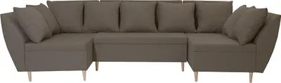 Produktbild von ALI-U Ecksofa mit Schlaffunktion - Braun