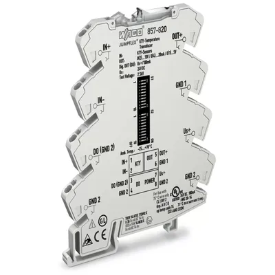 Produktbild von WAGO JUMPFLEX -Messumformer KTY- 857-820 Messumformer Eingangssignal: KTY-