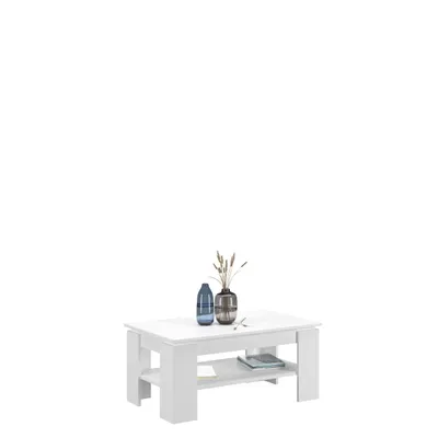 Produktbild von Couchtisch Titan - 100x60x45 cm - Weiß