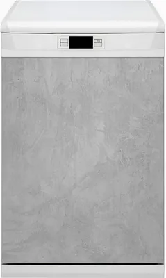Obrázok produktu pre Kuchynský magnet do umývačky riadu Umývateľný 45x80 cm Umývačka riadu - Motív betónu