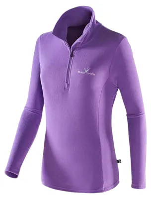 Produktbild von Black Crevice Damen Fleece Skirolli, Amethyst/Silber, 40