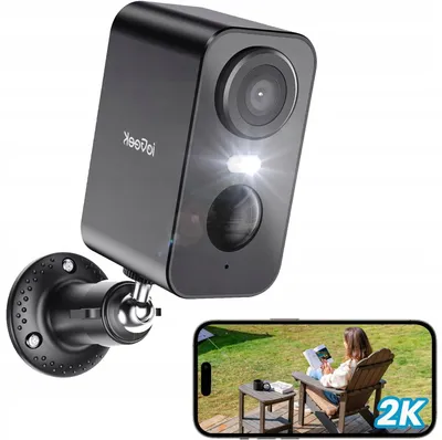 Produktbild von ieGkku-Kamera 2K WLAN Zwei-Wege-Audio für Außen