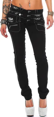Produktbild von Cipo & Baxx Damen Jeans CBW0313 Black W29/L32