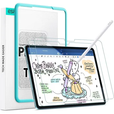 Immagine prodotto di Pellicole protettive effetto carta per iPad Air da 13 pollici M3/M2 (7ª/6ª generazione, 2025/2024), 2 pezzi, opache, con filtro anti-luce blu