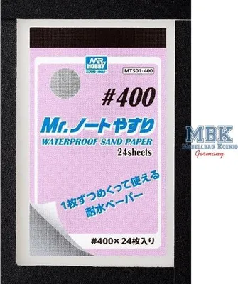 Imagen del producto de GUNZE GSMT504, papel de lija impermeable, grano #1500