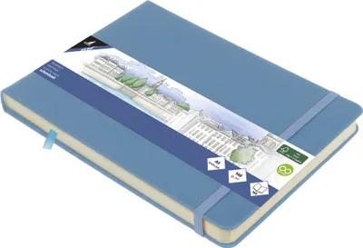 Produktbild von kangaro Skizzenbuch 80 Blatt DIN A5 quer sky blue